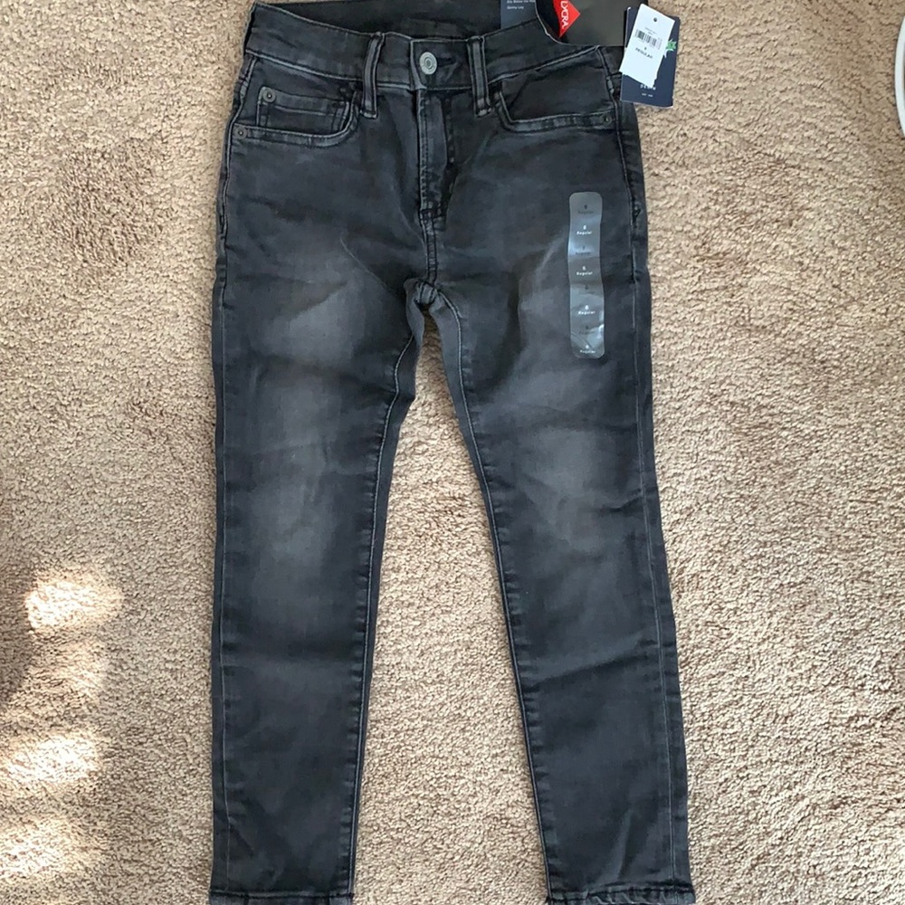 Grey gap jeans. Boy’s reg. stretch skinny. Size 6.